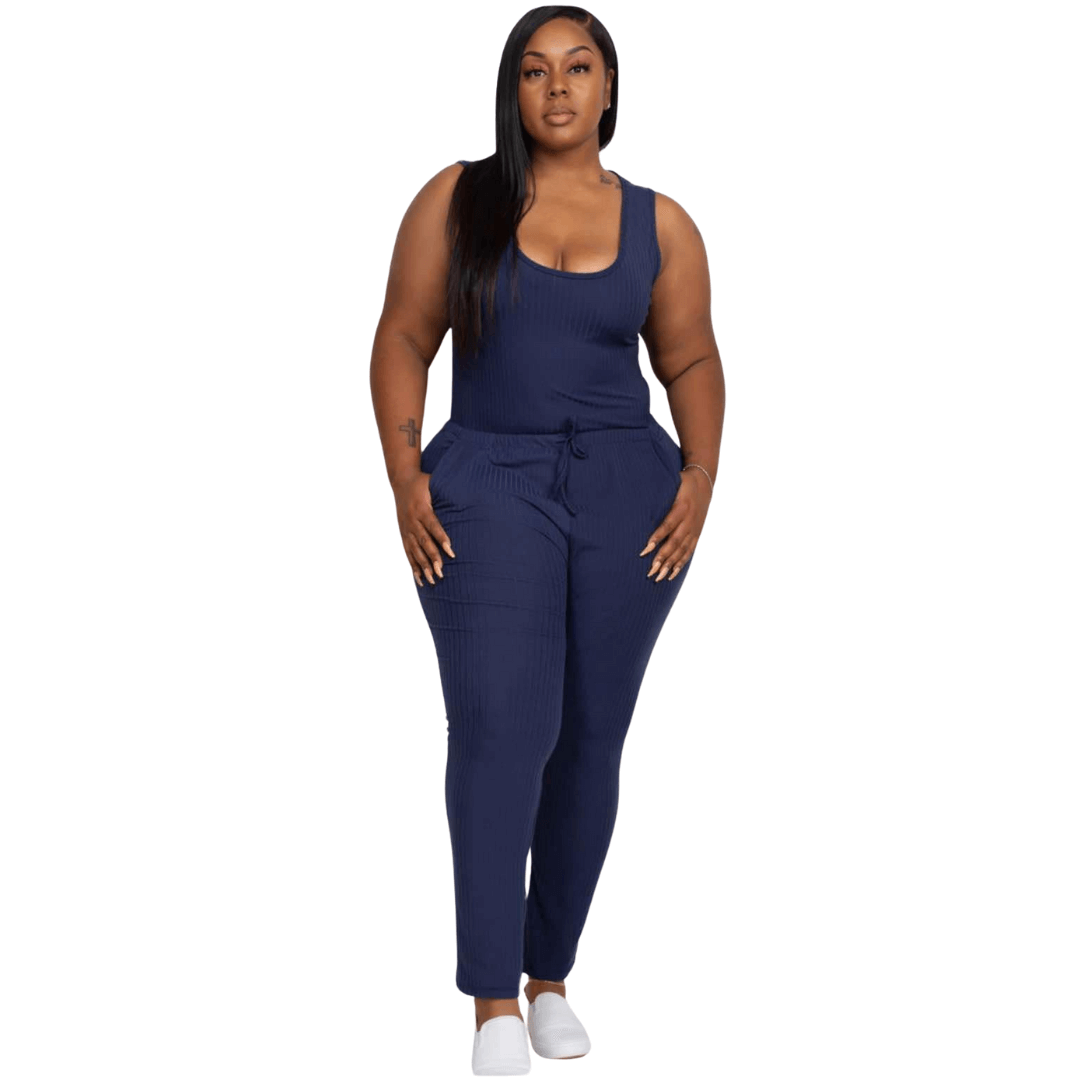Comfy Drawstring Jumpsuit