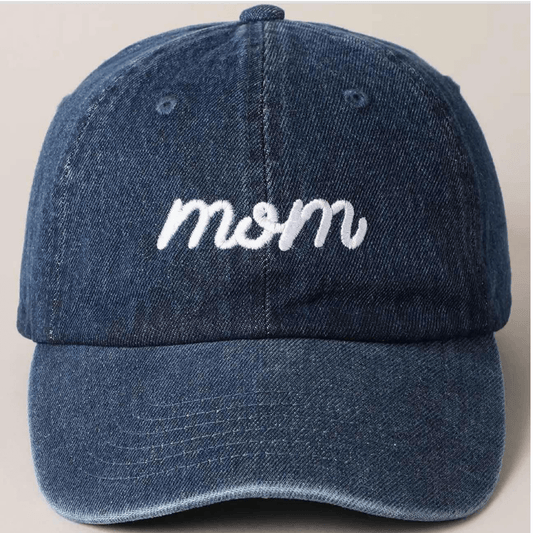 Trendy Denim Mom Hats